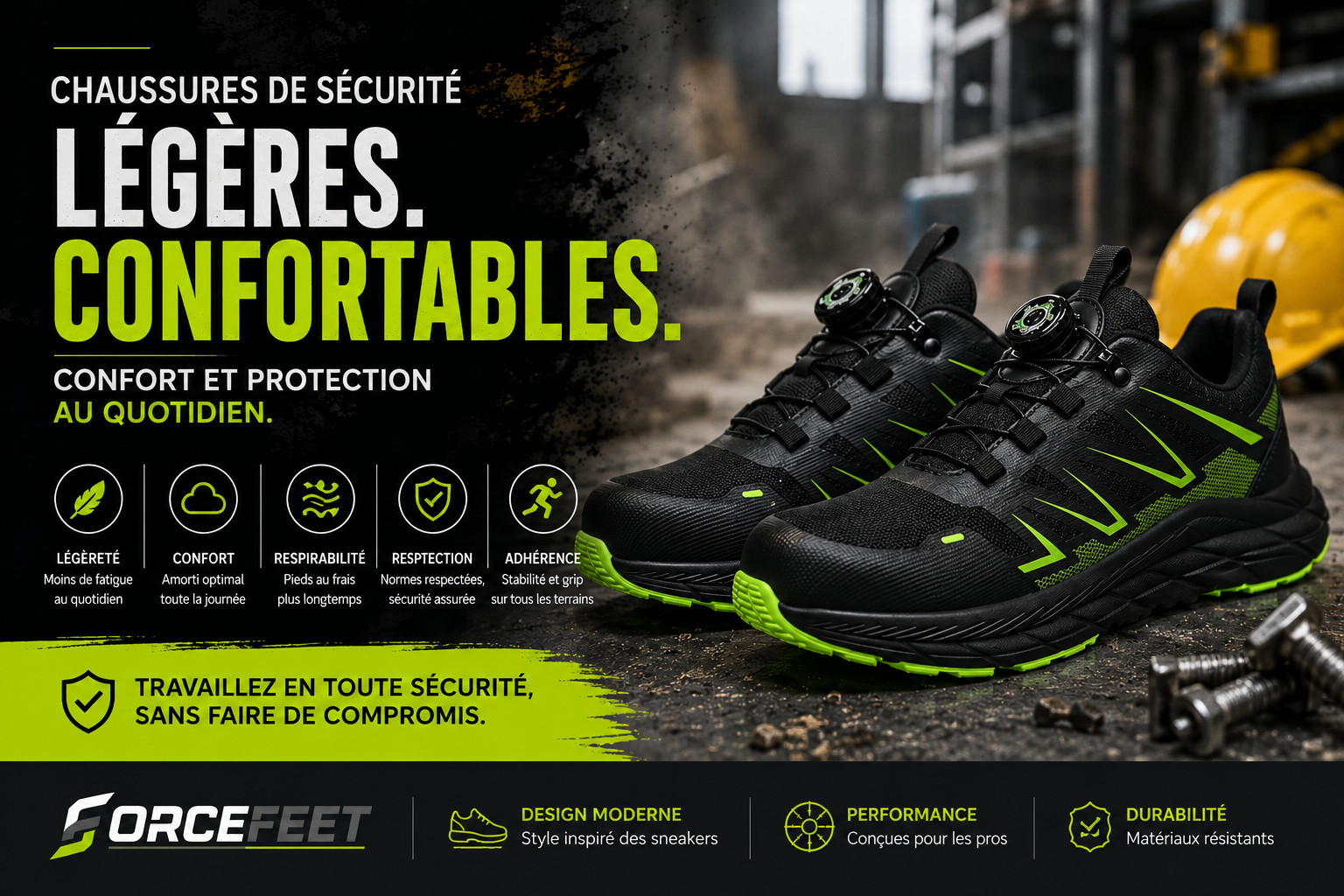 Chaussures de sécurité légères et confortables : comment bien les choisir ?