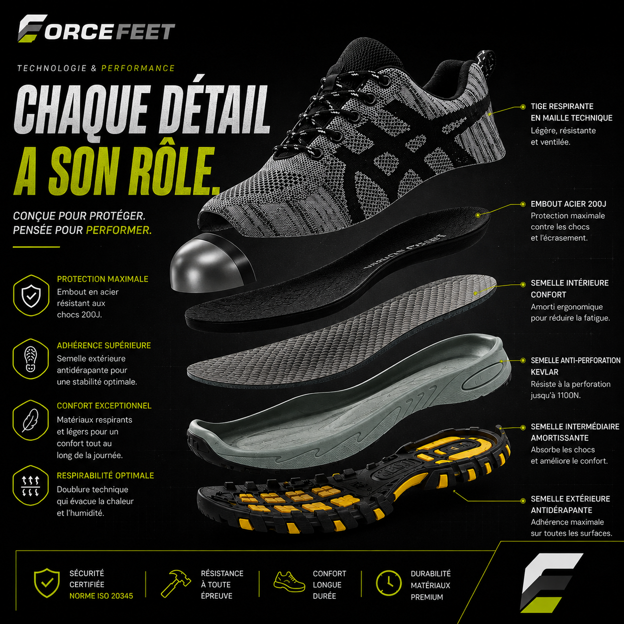 Chaussure de sécurité ASIX PHANTOM