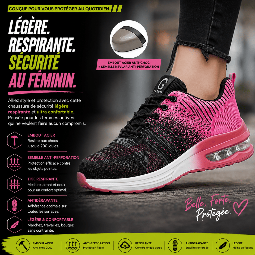 Basket de sécurité femme ARIA avec embout acier