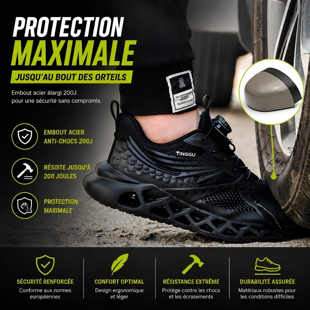 Chaussure de sécurité NEXUS montante avec embout acier 200 J