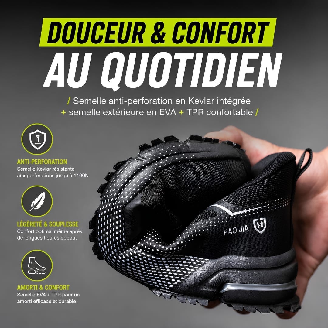 Chaussure de sécurité VORTEX - Légère et Respirante