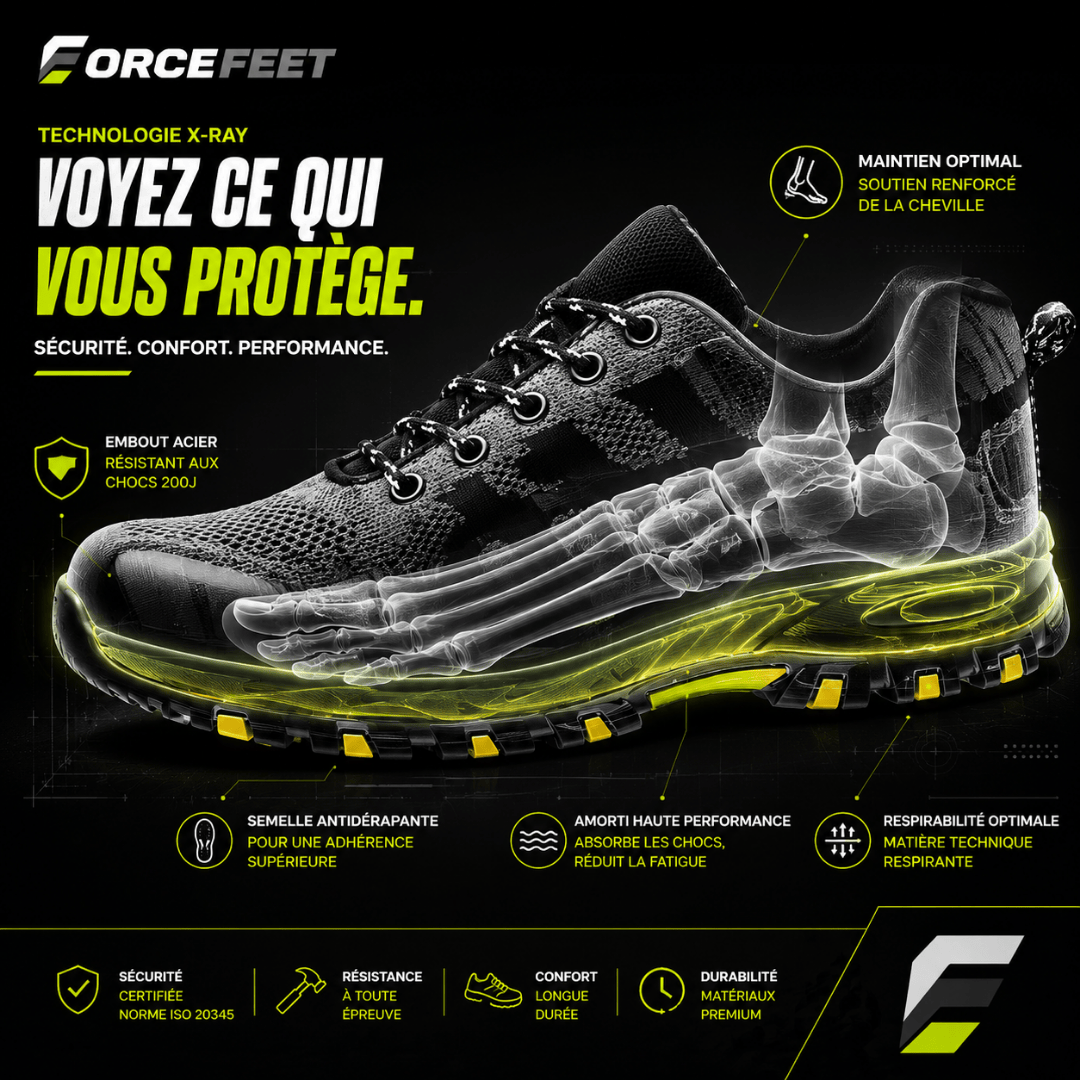 Chaussure de sécurité ASIX PHANTOM S3 avec protection renforcée
