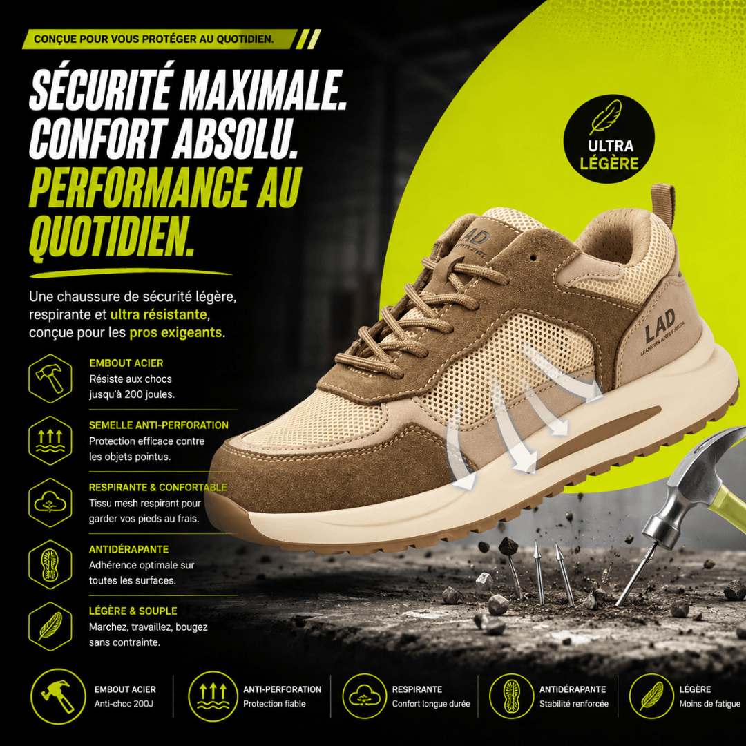 Chaussure de sécurité COMFY avec maille respirante