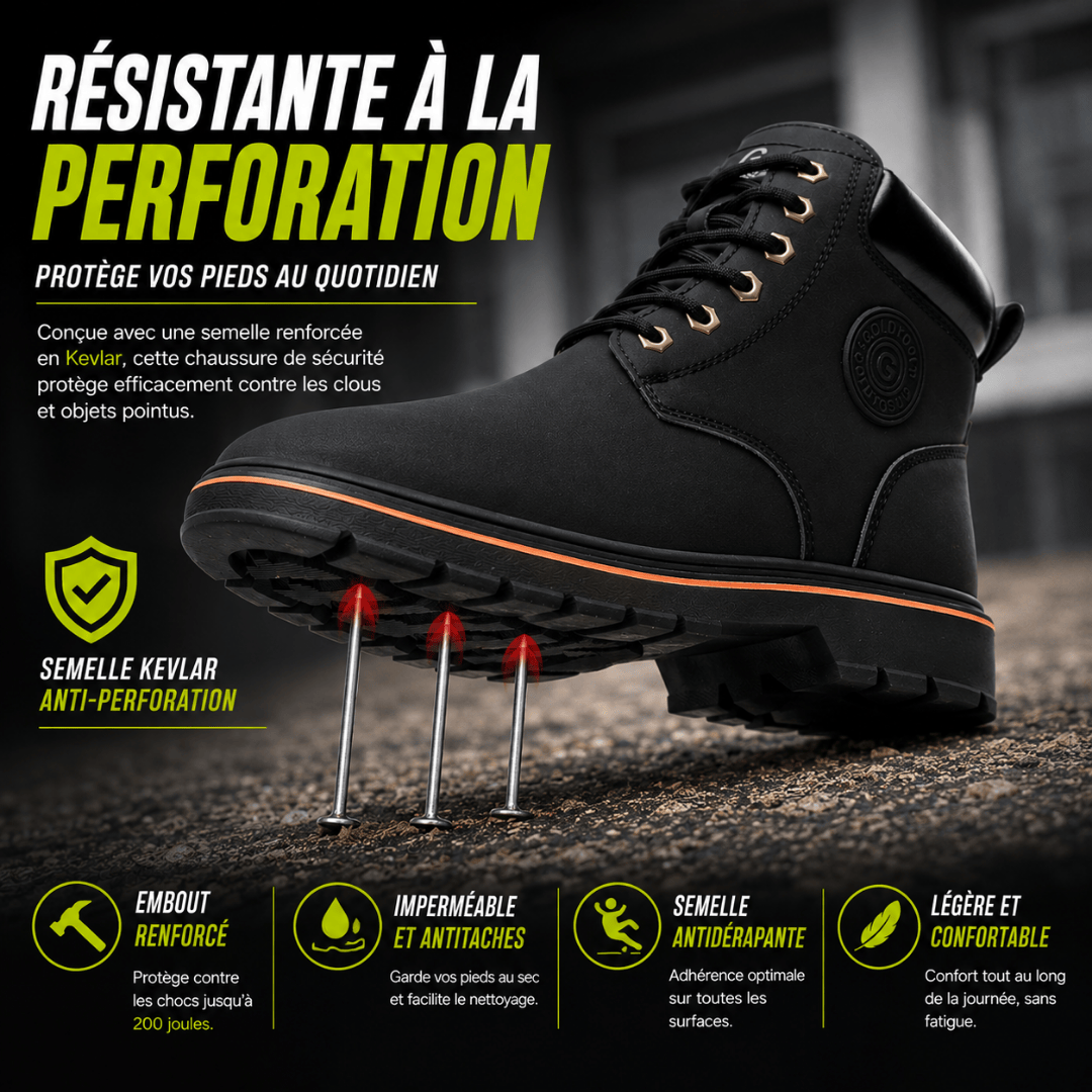 Chaussure de sécurité RANGER S3 avec semelle anti-perforation Kevlar